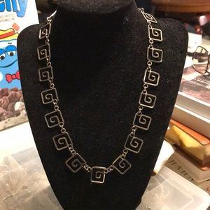 COPY - Greek pattern silver necklace